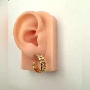 Earrings Hoops Stainless Gold Chain Jewelry